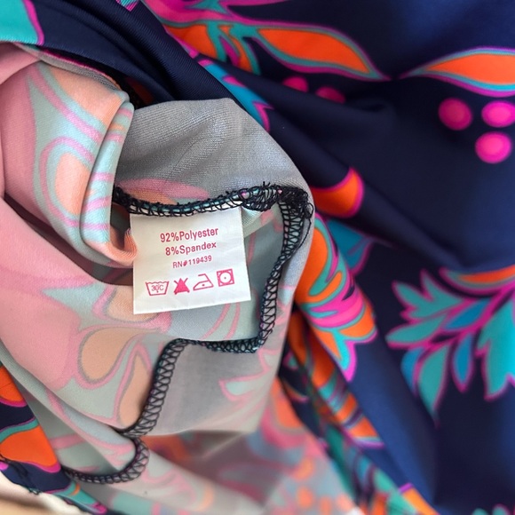 JB by Julie Brown Vibrant Multicolor V Neck Shift Dress Size Large - Picture 6 of 6